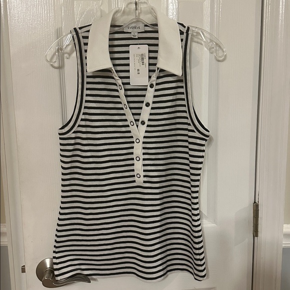 Evereve NWT Kenny Collar Henley Tank - Picture 1 of 9